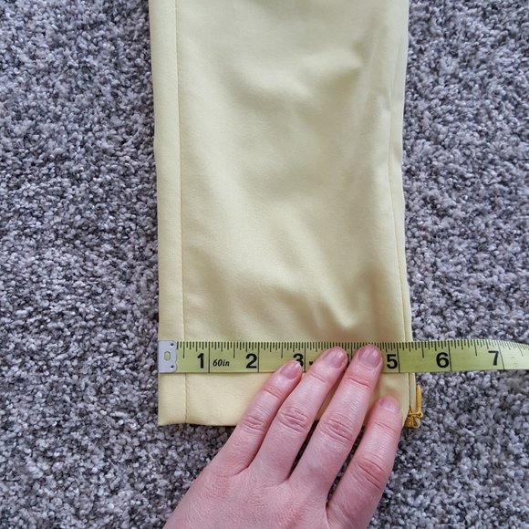 Natali Bolgar Ukrainian Designer High Waisted Skinny Suit Pants XS Zippers - Picture 6 of 11